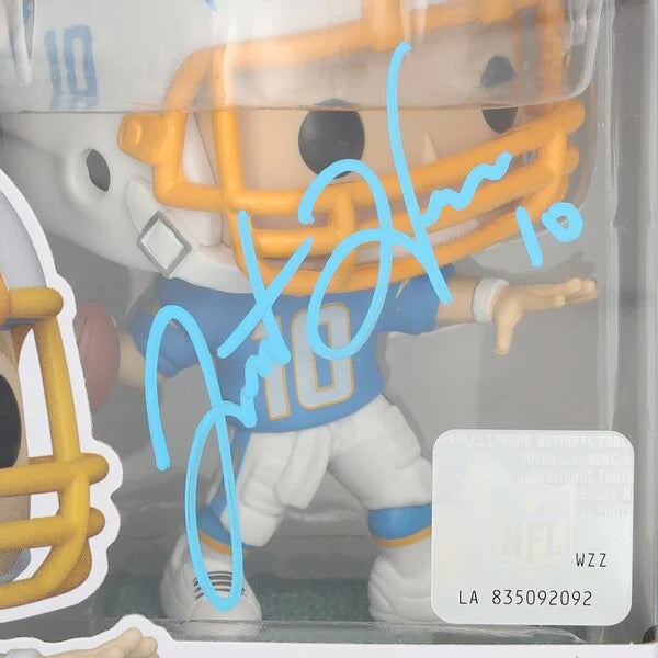 Justin Herbert Signed Chargers Home Uniform Funk Pop Figurine | Authenticated