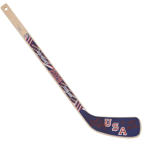 Caroline Harvey Signed Team USA Mini Hockey Stick | 2026 Gold Medal