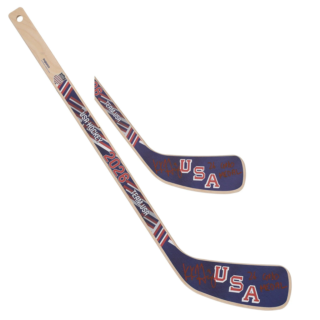 Caroline Harvey Signed Team USA Mini Hockey Stick | 2026 Gold Medal