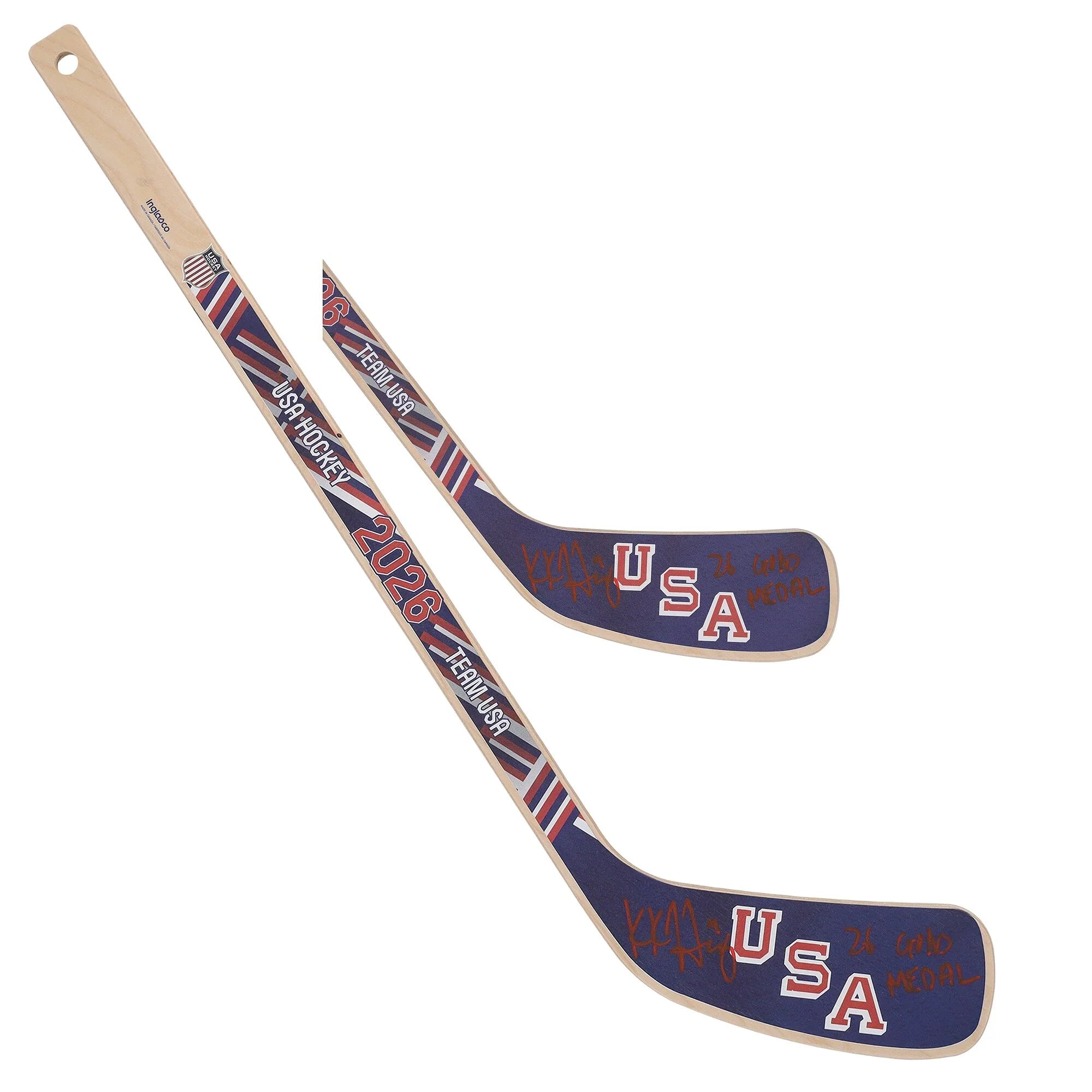 Caroline Harvey Signed Team USA Mini Hockey Stick | 2026 Gold Medal