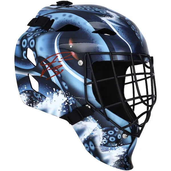 Philipp Grubauer Signed Seattle Kraken Replica Goalie Mask