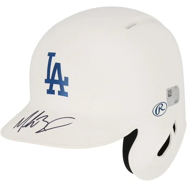 Mookie Betts Signed Matte Rawlings Mini Batting Helmet | Los Angeles Dodgers