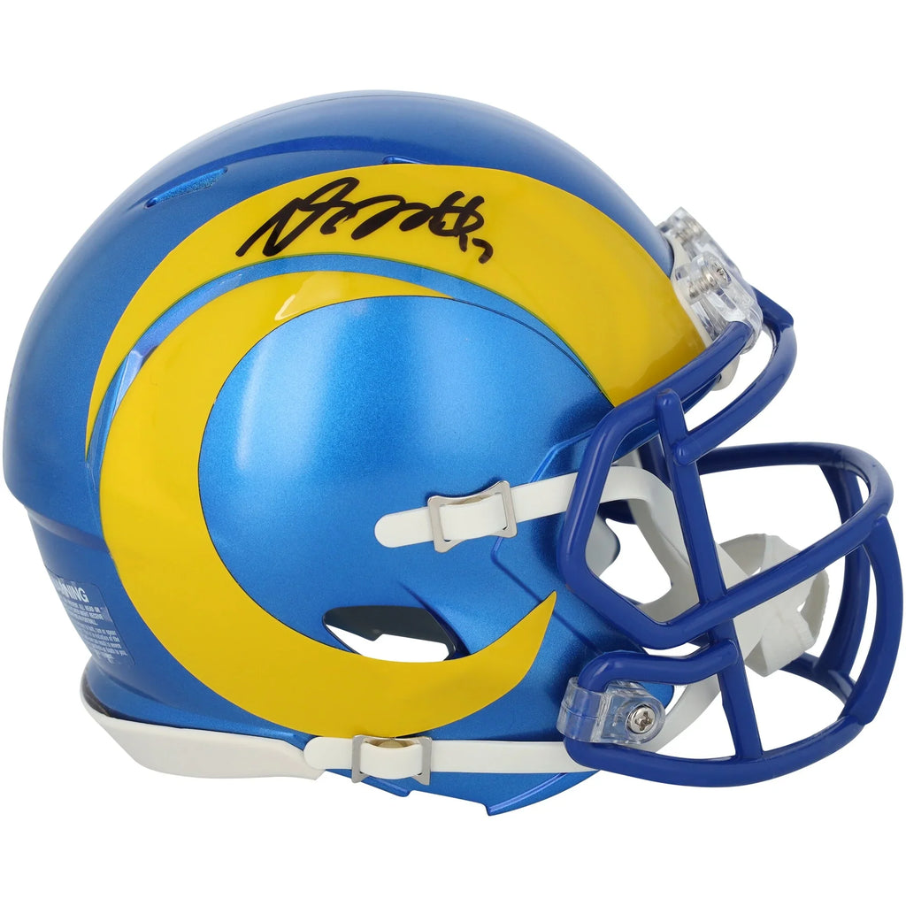 Davante Adams Signed Riddell Speed Mini Helmet | Los Angeles Rams