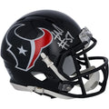 Will Anderson Jr. Houston Texans Autographed Fanatics Authentic 2024 Speed Mini Helmet - F2