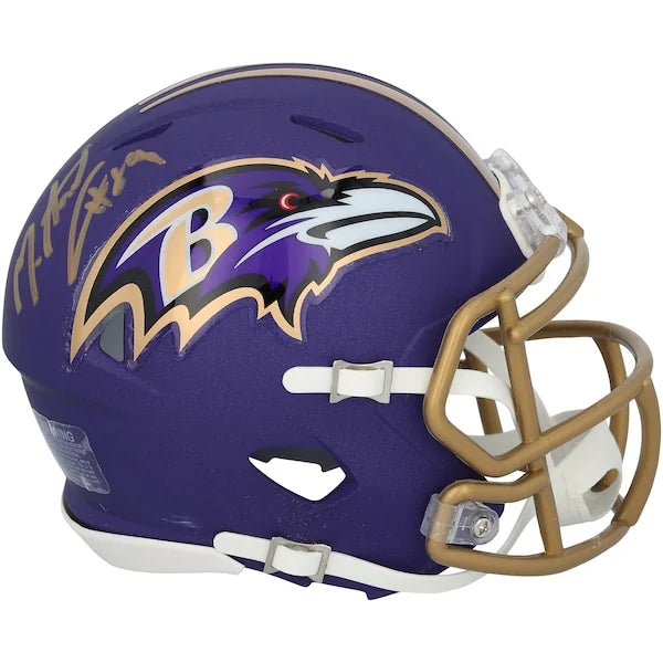 Mark Andrews Signed Ravens 2026 Purple Mini Helmet | Authenticated