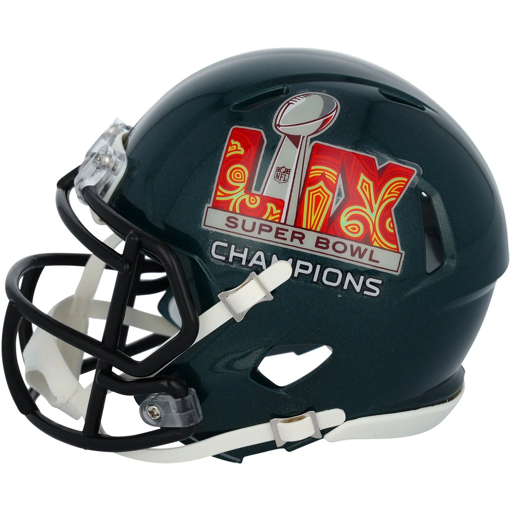 Saquon Barkley Signed Philadelphia Eagles Super Bowl LIX Champions Mini Helmet