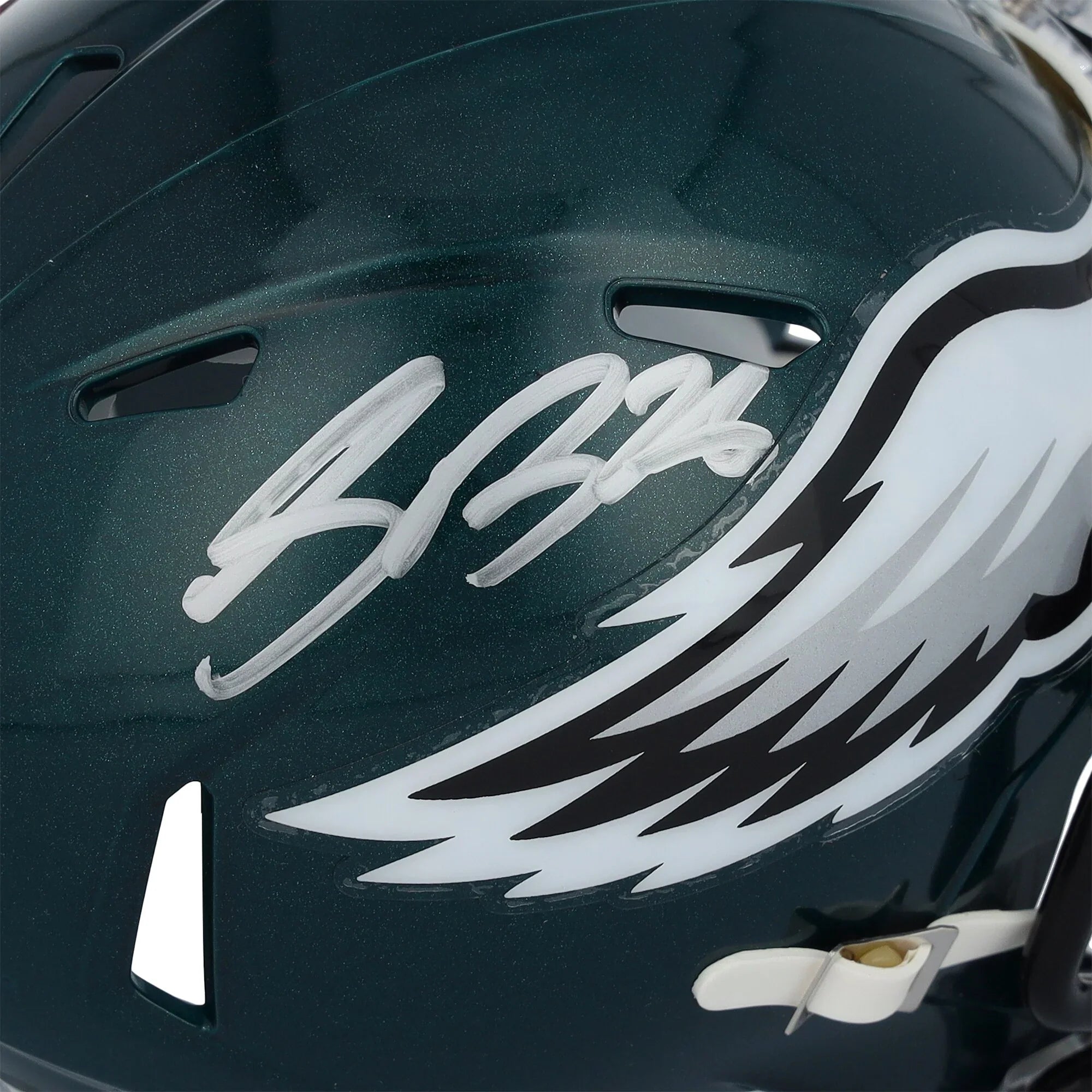 Saquon Barkley Signed Philadelphia Eagles Super Bowl LIX Champions Mini Helmet
