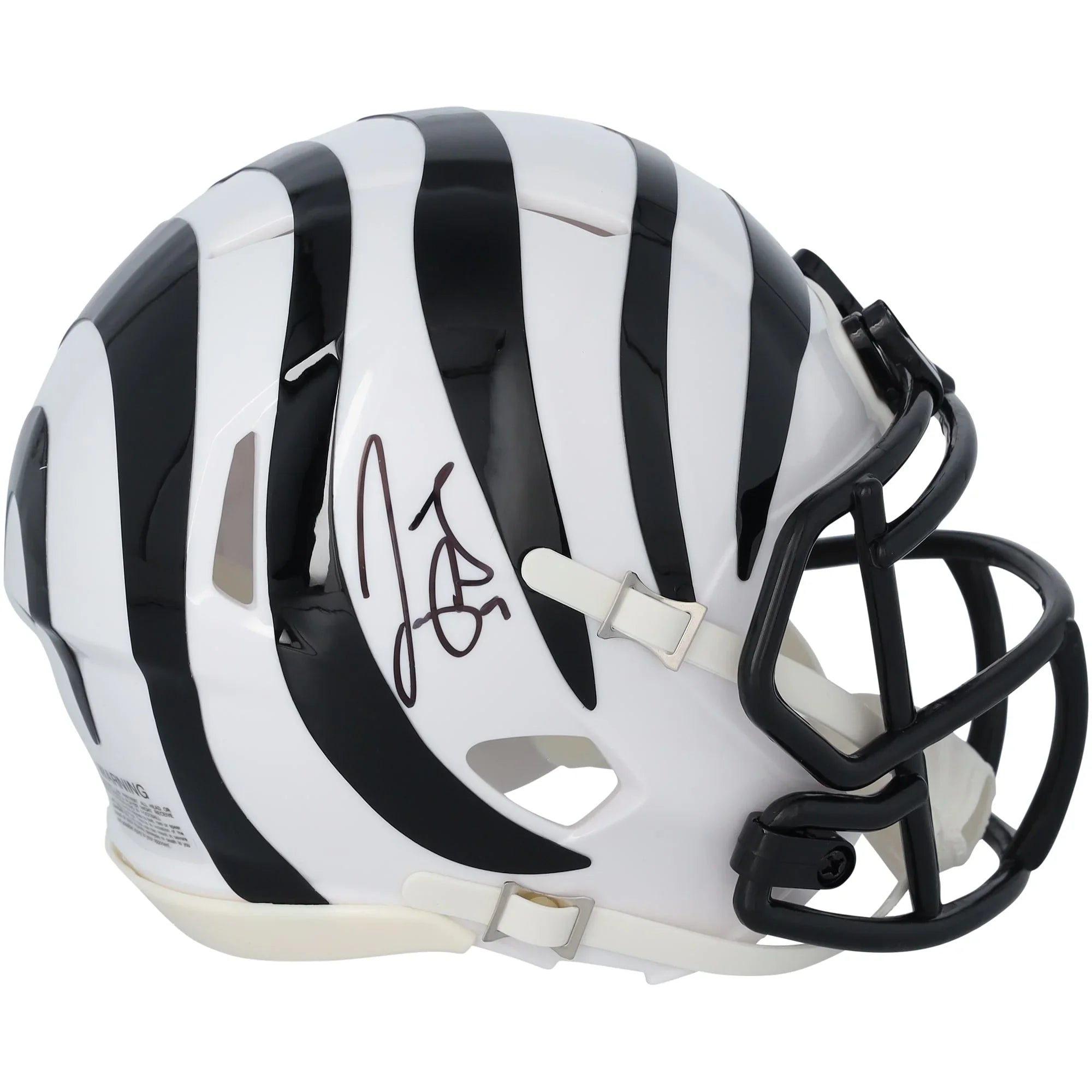 Joe Burrow Signed Cincinnati Bengals 2022 White Alternate Mini Helmet | Authenticated