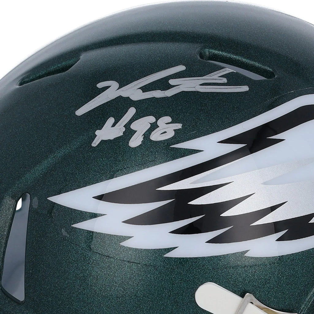 Jalen Carter Signed Philadelphia Eagles Riddell Speed Mini Helmet | Authenticated