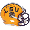 Ja'Marr Chase Signed LSU Tigers Riddell Speed Mini Helmet | Authenticated