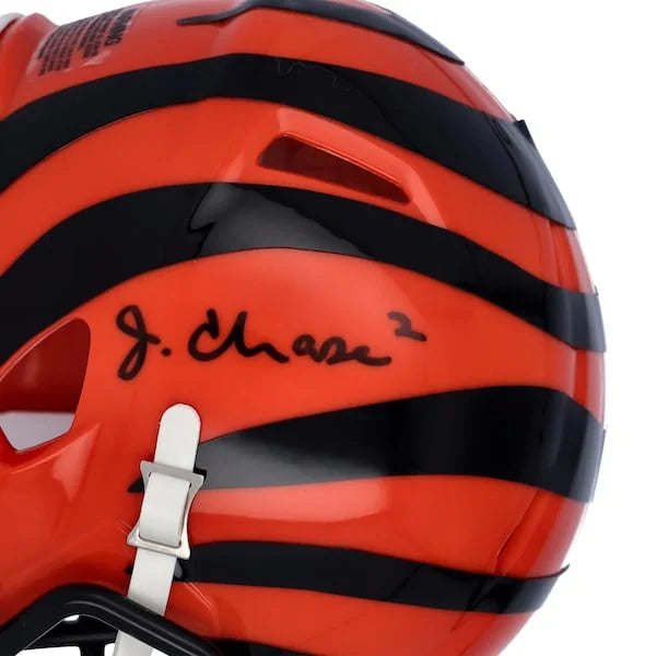 Ja'Marr Chase Signed Riddell Speed Mini Helmet | Cincinnati Bengals