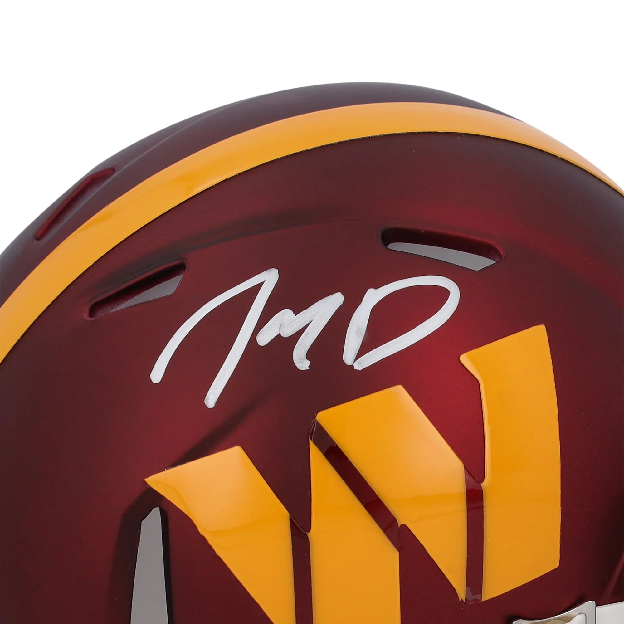 Jayden Daniels Signed Commanders Mini Helmet | Authenticated