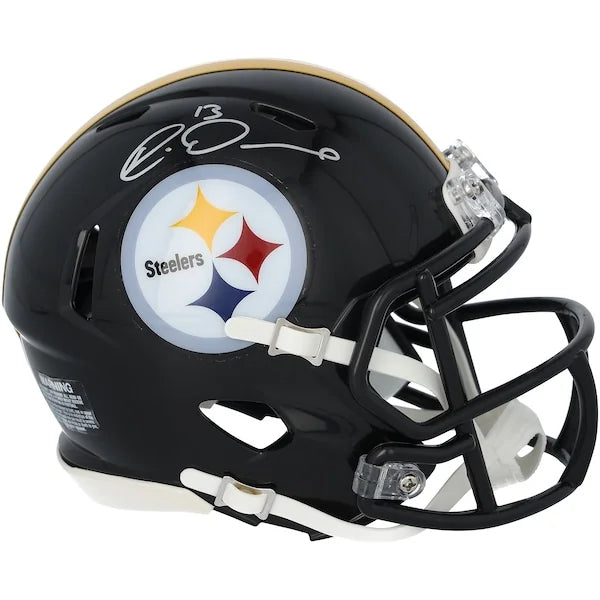 Rico Dowdle Signed Riddell OVO Speed Mini Helmet | Pittsburgh Steelers