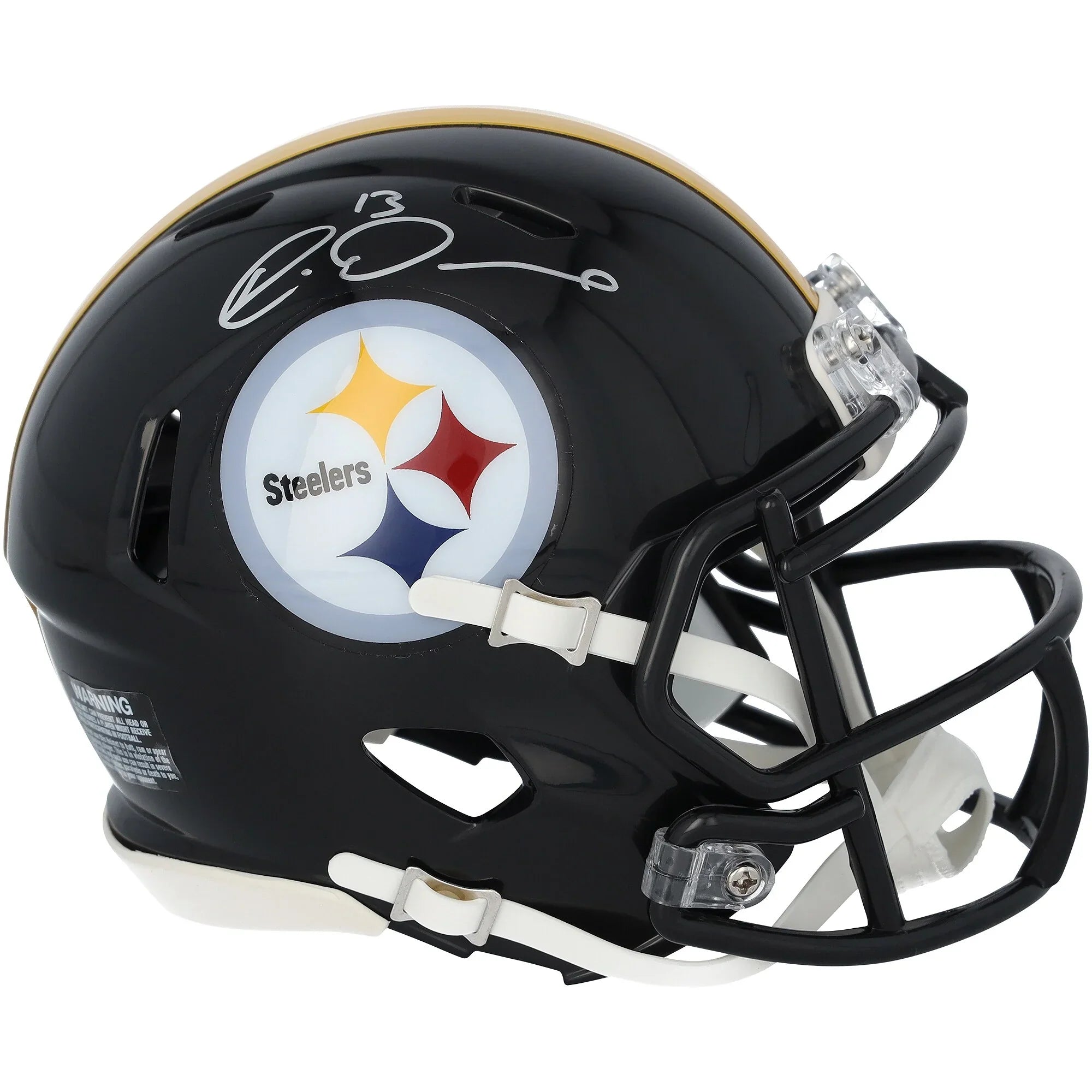 Rico Dowdle Signed Riddell OVO Speed Mini Helmet | Pittsburgh Steelers