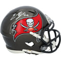 Emeka Egbuka Signed Buccaneers Riddell Speed Mini Helmet | Authenticated