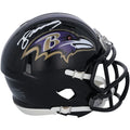 Zay Flowers Signed Baltimore Ravens Speed Mini Helmet | Authenticated