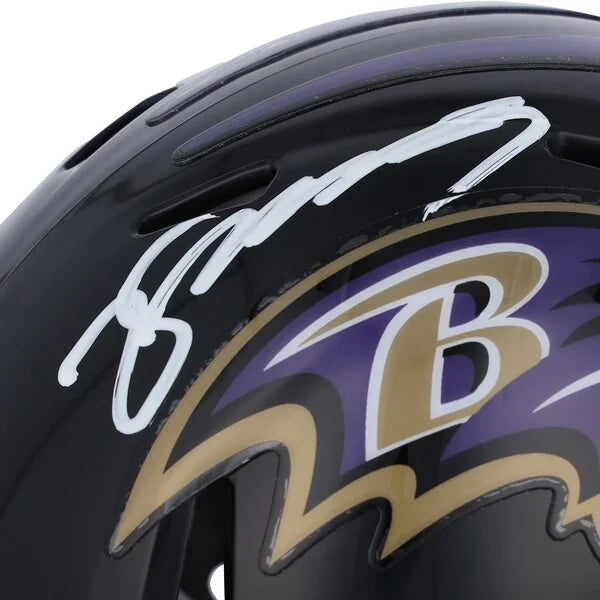 Zay Flowers Signed Baltimore Ravens Speed Mini Helmet | Authenticated