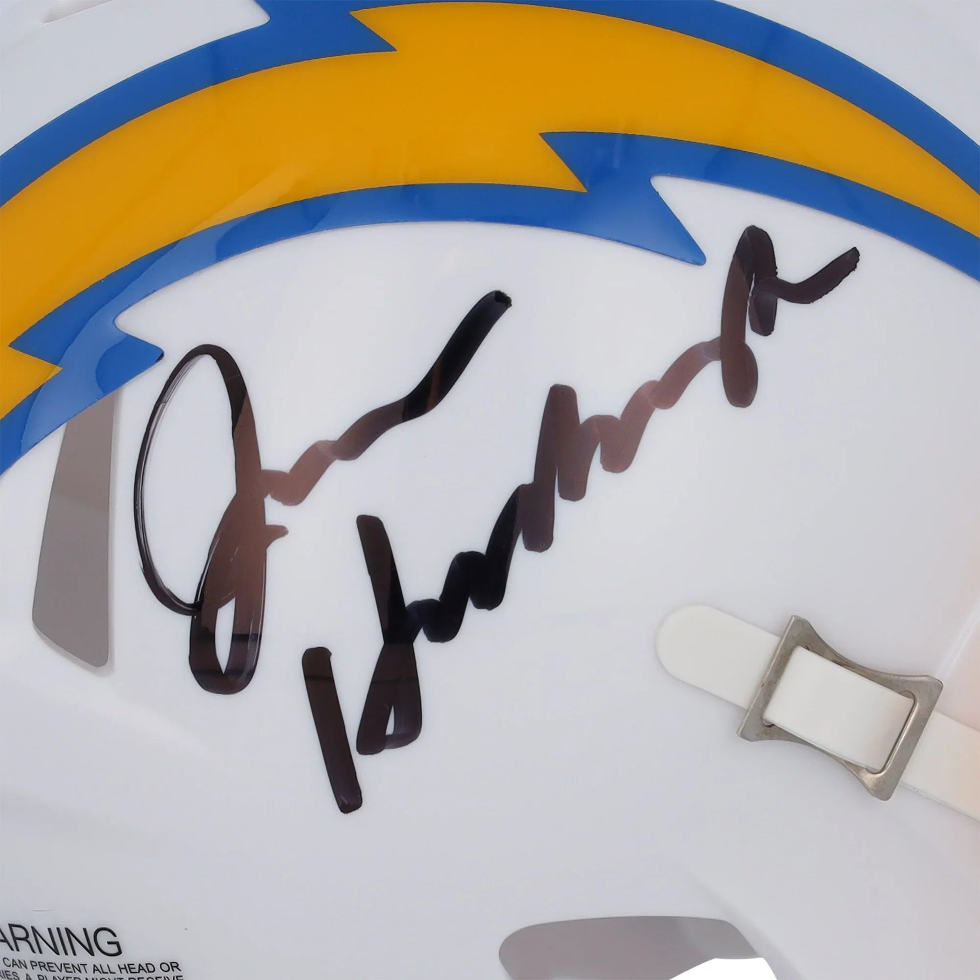 Jim Harbaugh Signed Los Angeles Chargers Mini Helmet | Authenticated