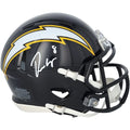 Omarion Hampton Signed Los Angeles Chargers Mini Helmet | 2025 Alternate Navy