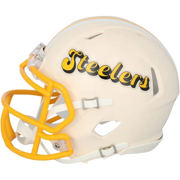 James Harrison Signed Riddell Retro Speed Mini Helmet | Pittsburgh Steelers