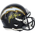 Justin Herbert Signed Chargers 2025 Alternate Speed Mini Helmet | Authenticated