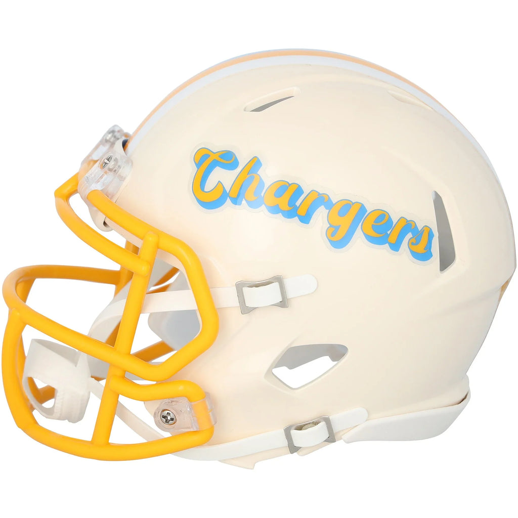 Justin Herbert Signed Chargers Riddell Retro Speed Mini Helmet | Authenticated