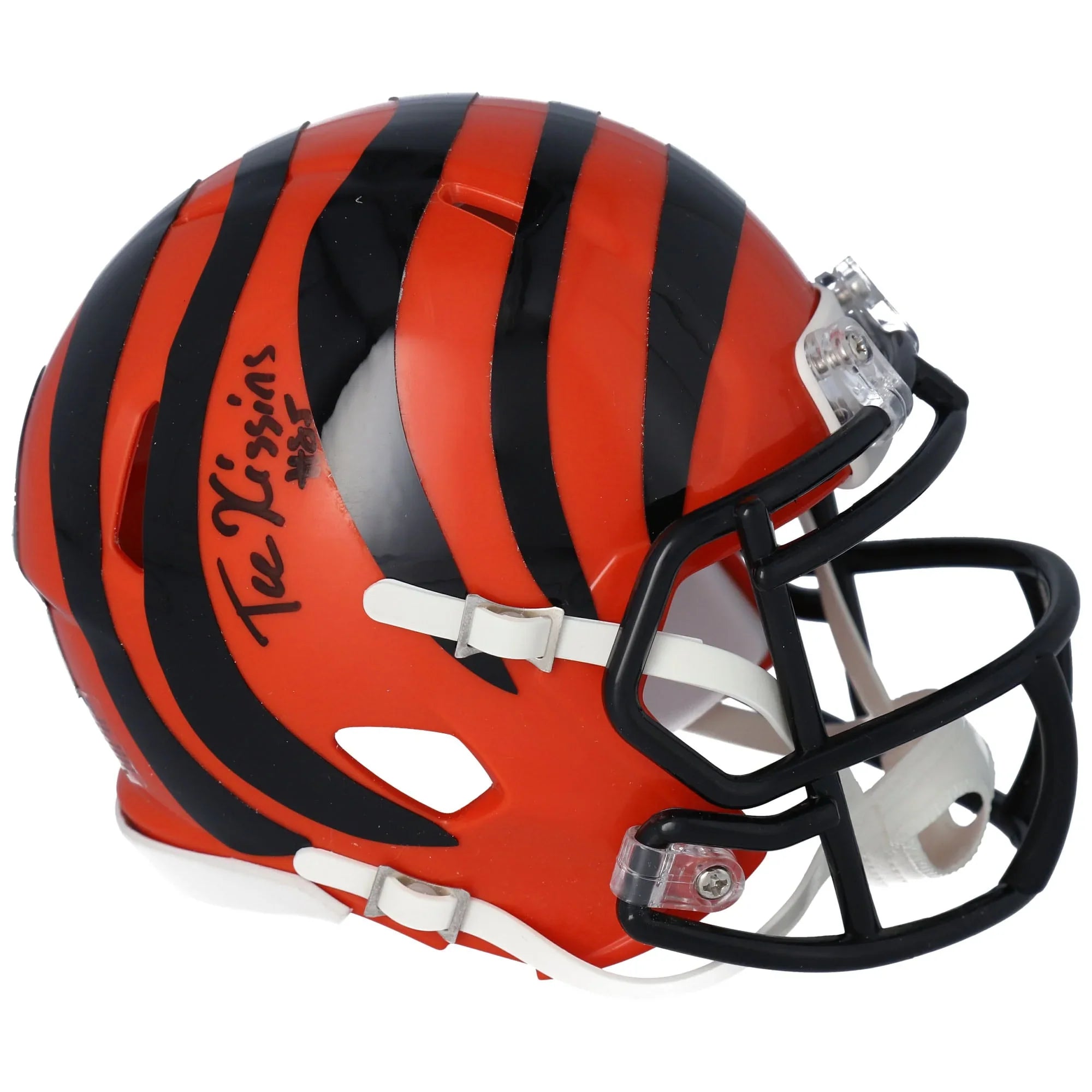 Tee Higgins Signed Bengals Mini Helmet | Riddell Speed