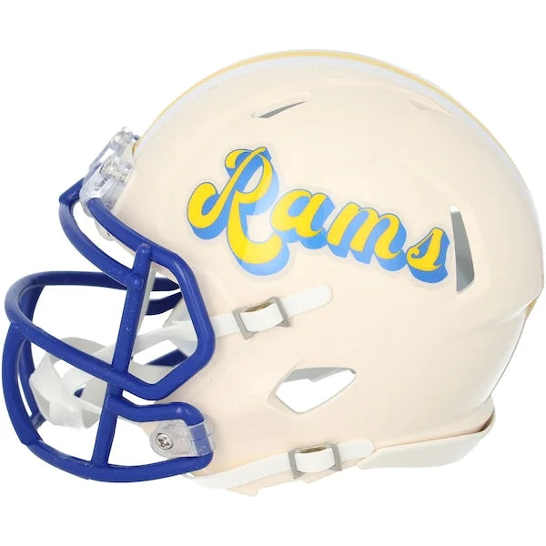 Torry Holt Signed Los Angeles Rams Riddell Mini Helmet | 2000-2016 Throwback