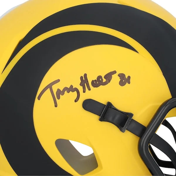 Torry Holt Signed Riddell Rave Speed Mini Helmet | Los Angeles Rams