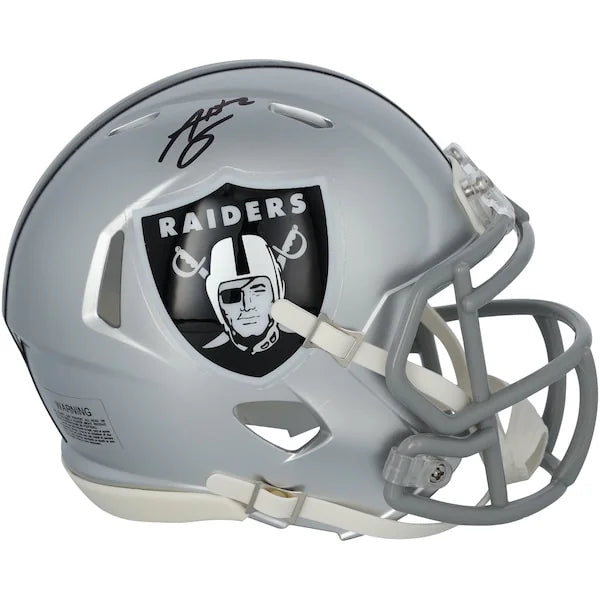 Ashton Jeanty Signed Raiders Riddell Speed Mini Helmet | Authenticated