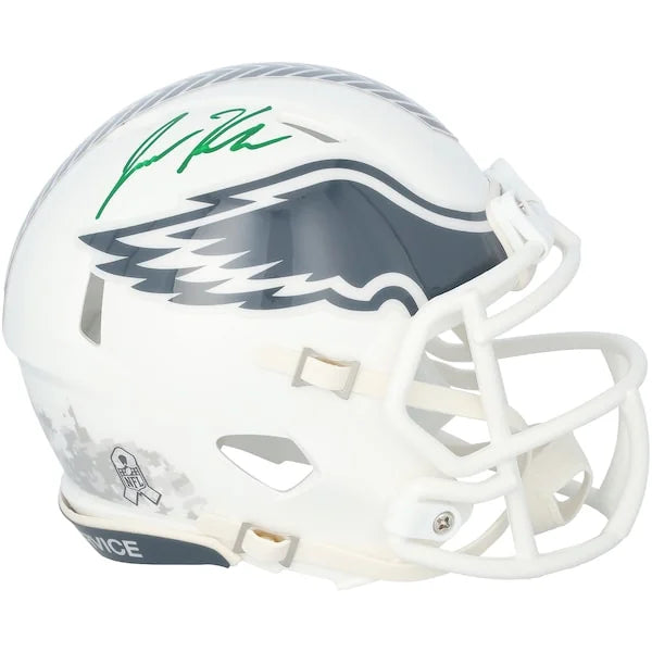 Jason Kelce Signed Philadelphia Eagles 2024 Salute To Service Mini Helmet | Authenticated