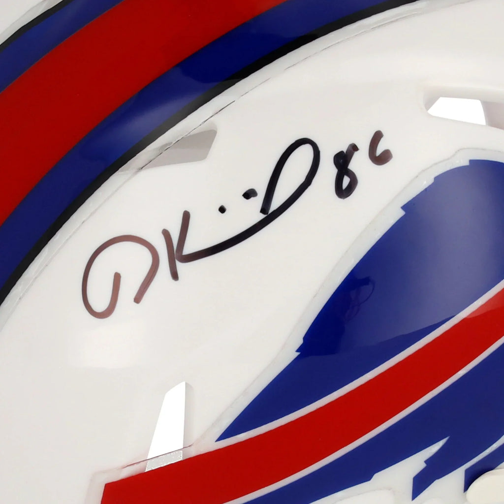 Dalton Kincaid Signed Riddell Speed Mini Helmet | Buffalo Bills