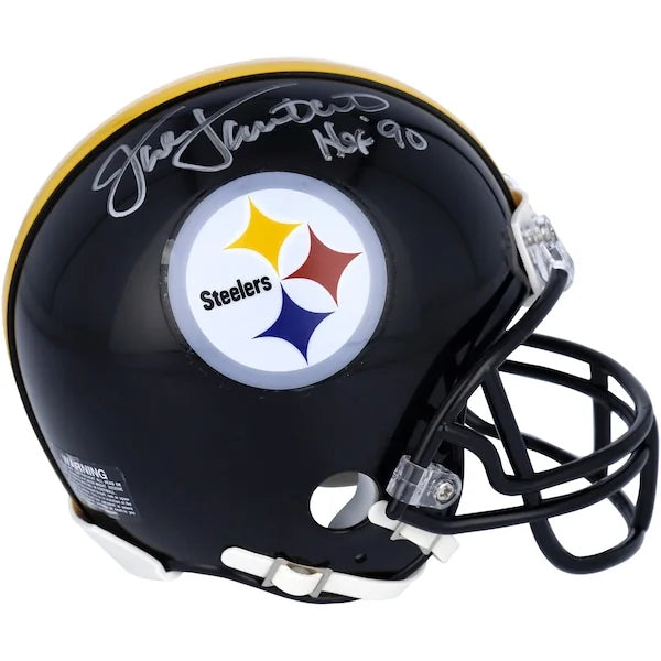 Jack Lambert Signed Riddell Speed Mini Helmet | HOF 90 Inscription