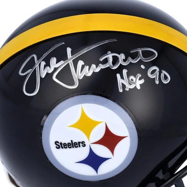 Jack Lambert Signed Riddell Speed Mini Helmet | HOF 90 Inscription