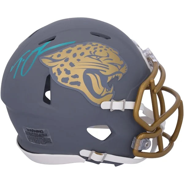 Trevor Lawrence Signed Jaguars Mini Helmet | Riddell Slate Speed