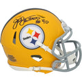 2025 Jack Lambert Signed Steelers Mini Helmet | HOF 90 Inscription