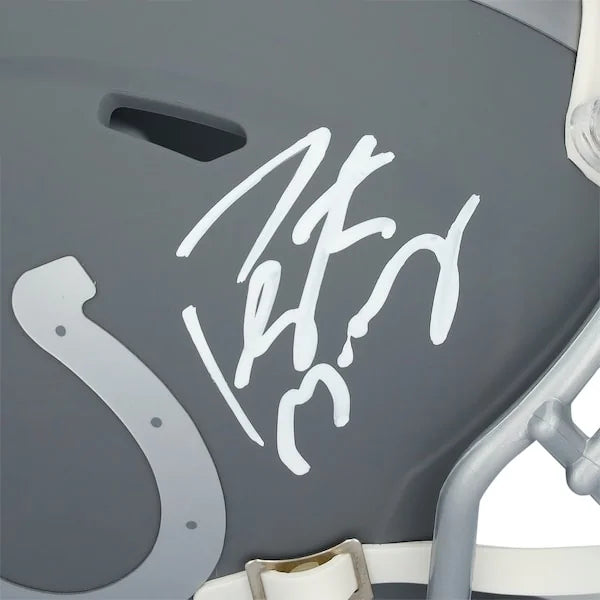 Peyton Manning Signed Riddell Slate Speed Mini Helmet | Indianapolis Colts