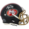 Christian McCaffrey Signed 49ers Riddell Mini Helmet | Authenticated
