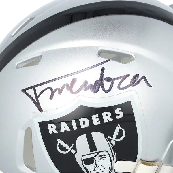 Fernando Mendoza Signed Raiders Riddell Speed Mini Helmet | Authenticated