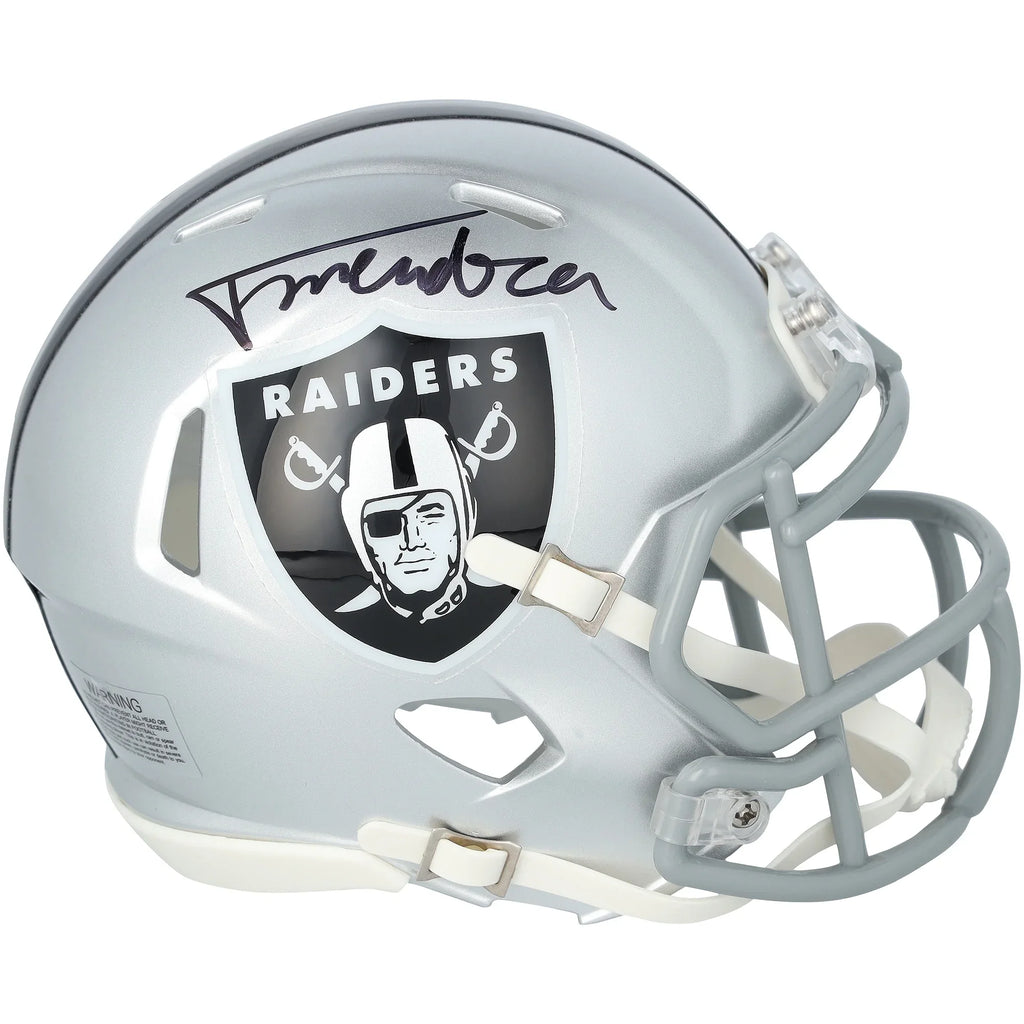 Fernando Mendoza Signed Raiders Riddell Speed Mini Helmet | Authenticated