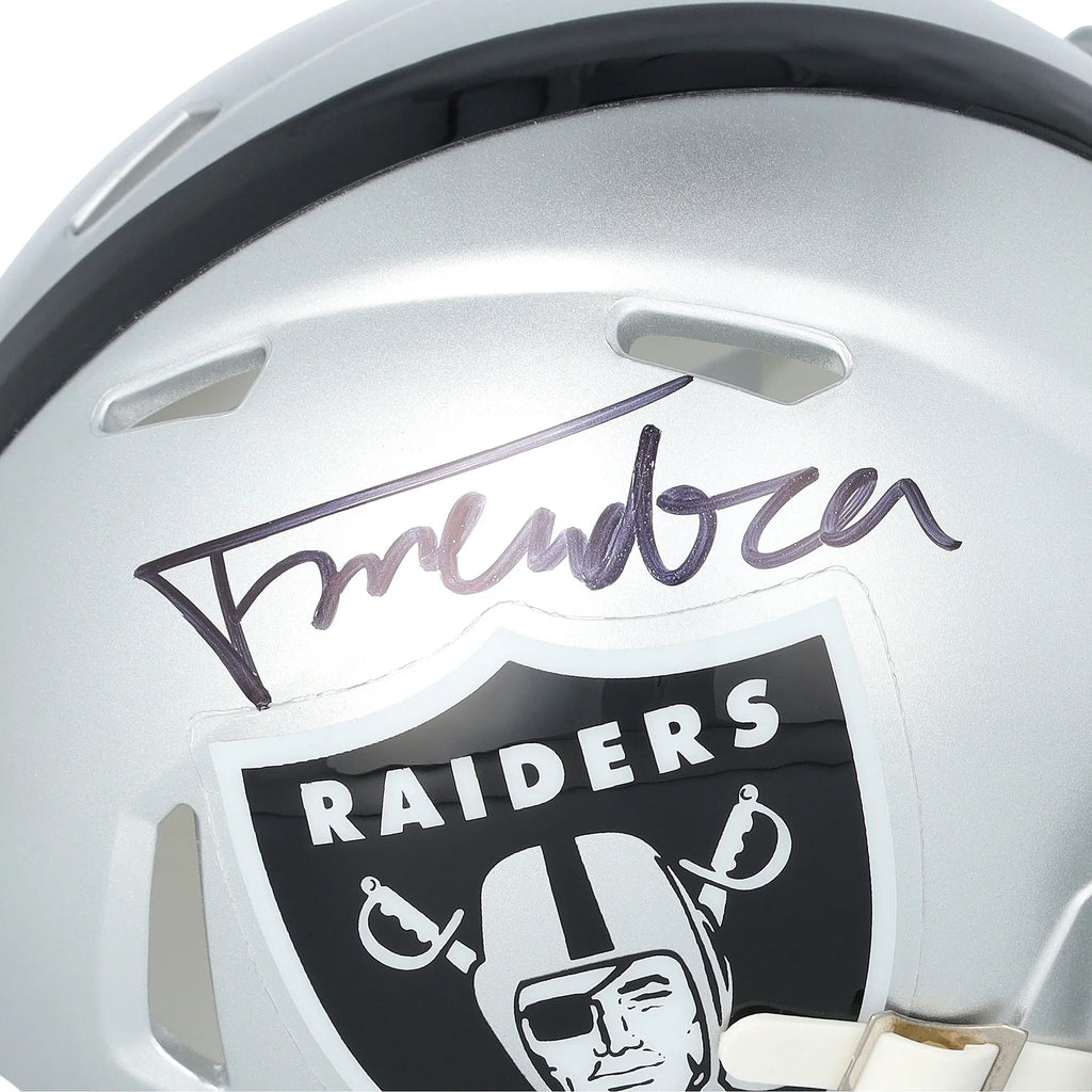 Fernando Mendoza Signed Raiders Riddell Speed Mini Helmet | Authenticated