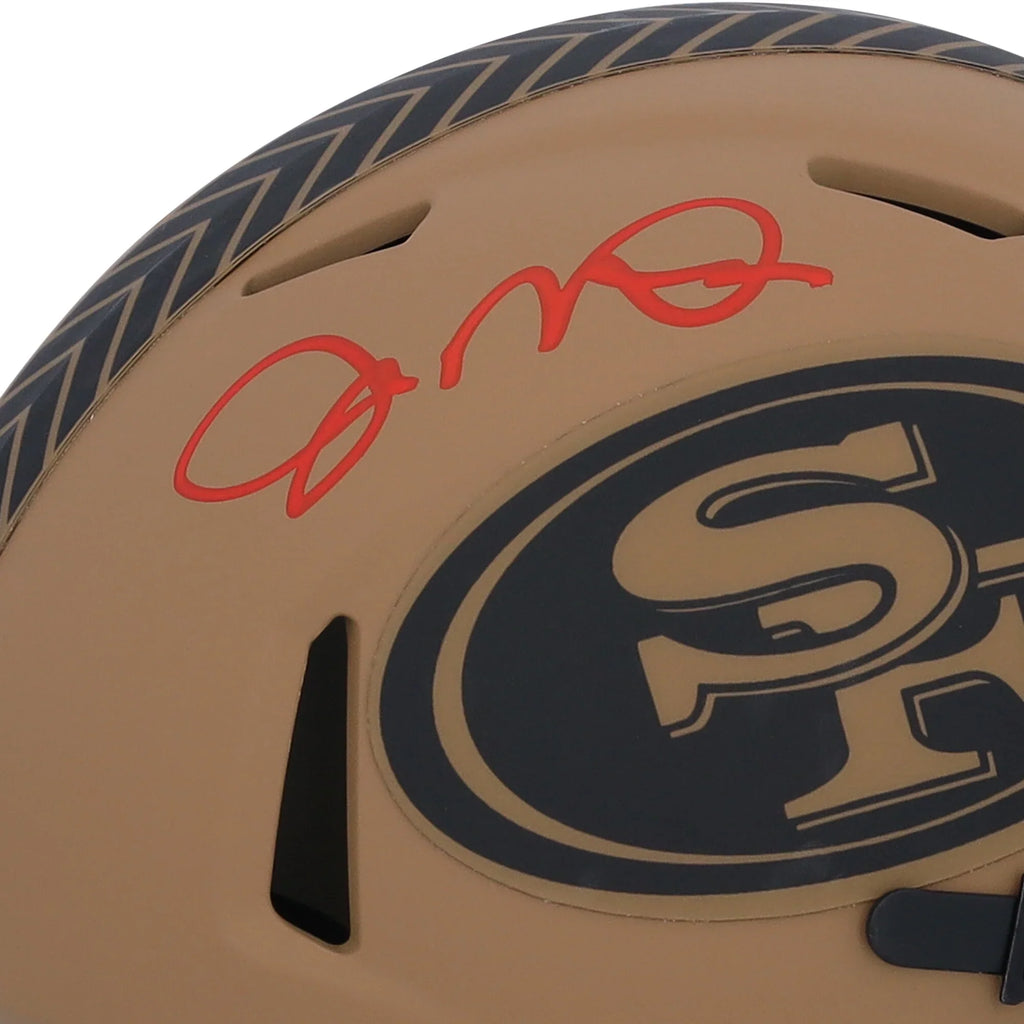 Joe Montana Signed San Francisco 49ers Mini Helmet | 2023 Salute to Service