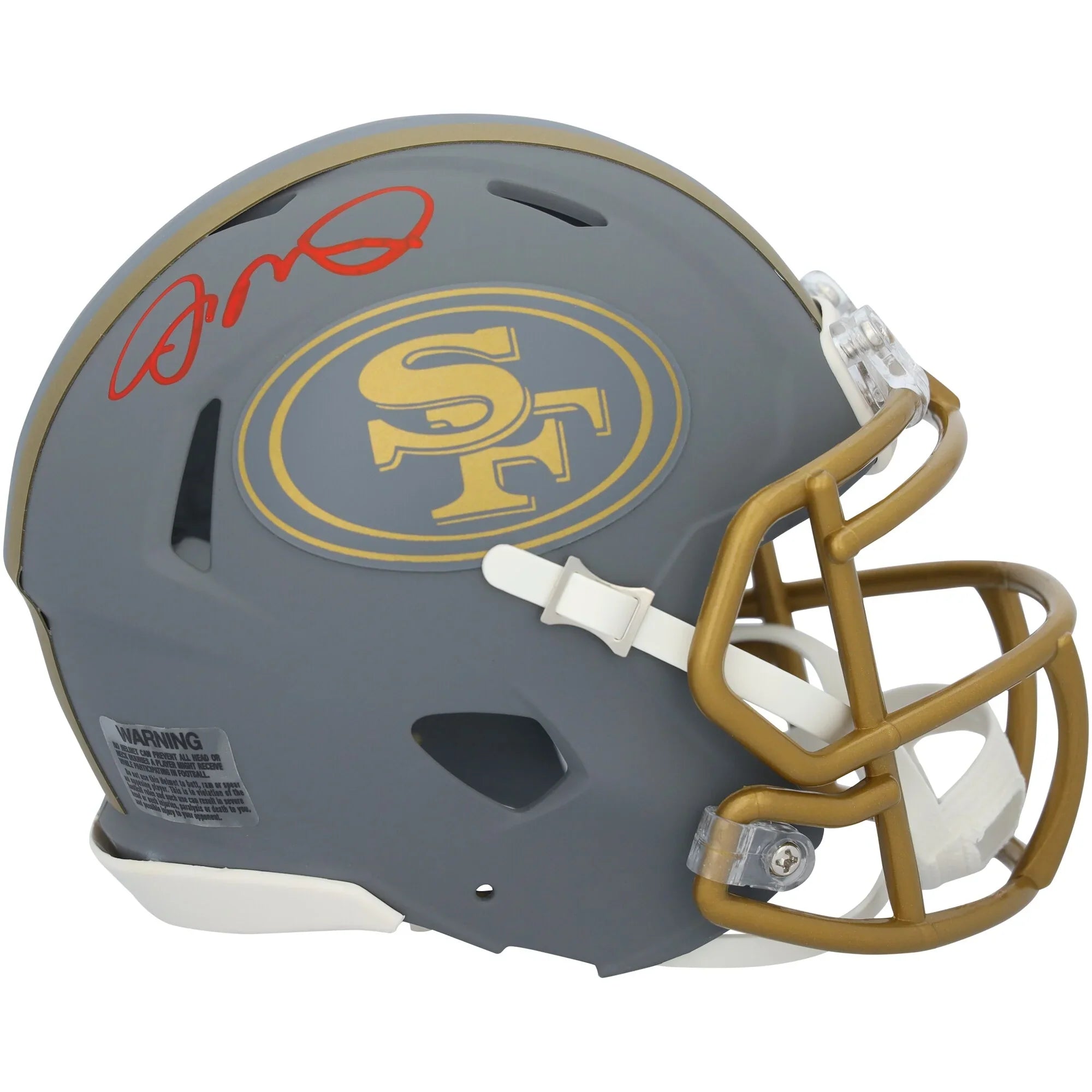 Joe Montana Signed San Francisco 49ers Riddell Mini Helmet | Authenticated