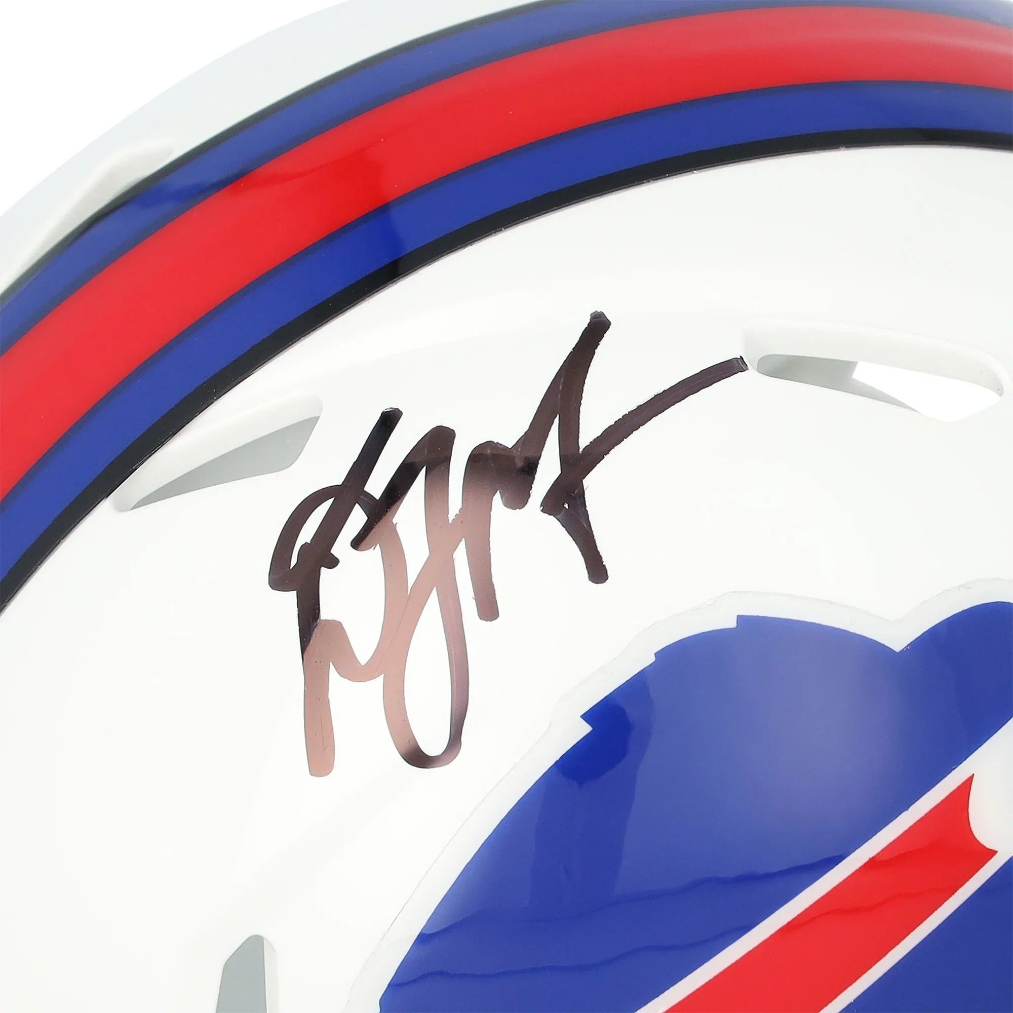 D.J. Moore Buffalo Bills Autographed Fanatics Authentic Riddell Speed Mini Helmet - F2