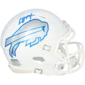 D.J. Moore Buffalo Bills Autographed Fanatics Authentic Riddell Rivalry Speed Mini Helmet - F1