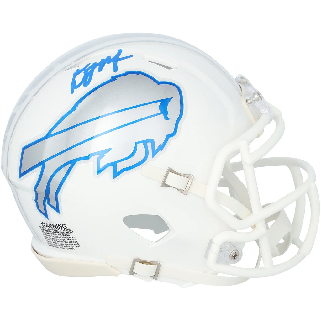 D.J. Moore Buffalo Bills Autographed Fanatics Authentic Riddell Rivalry Speed Mini Helmet - F1