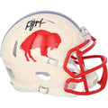 D.J. Moore Signed Buffalo Bills Riddell Retro Speed Mini Helmet | Authenticated
