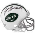 Joe Namath Signed New York Jets Riddell Throwback Mini Helmet | Authenticated