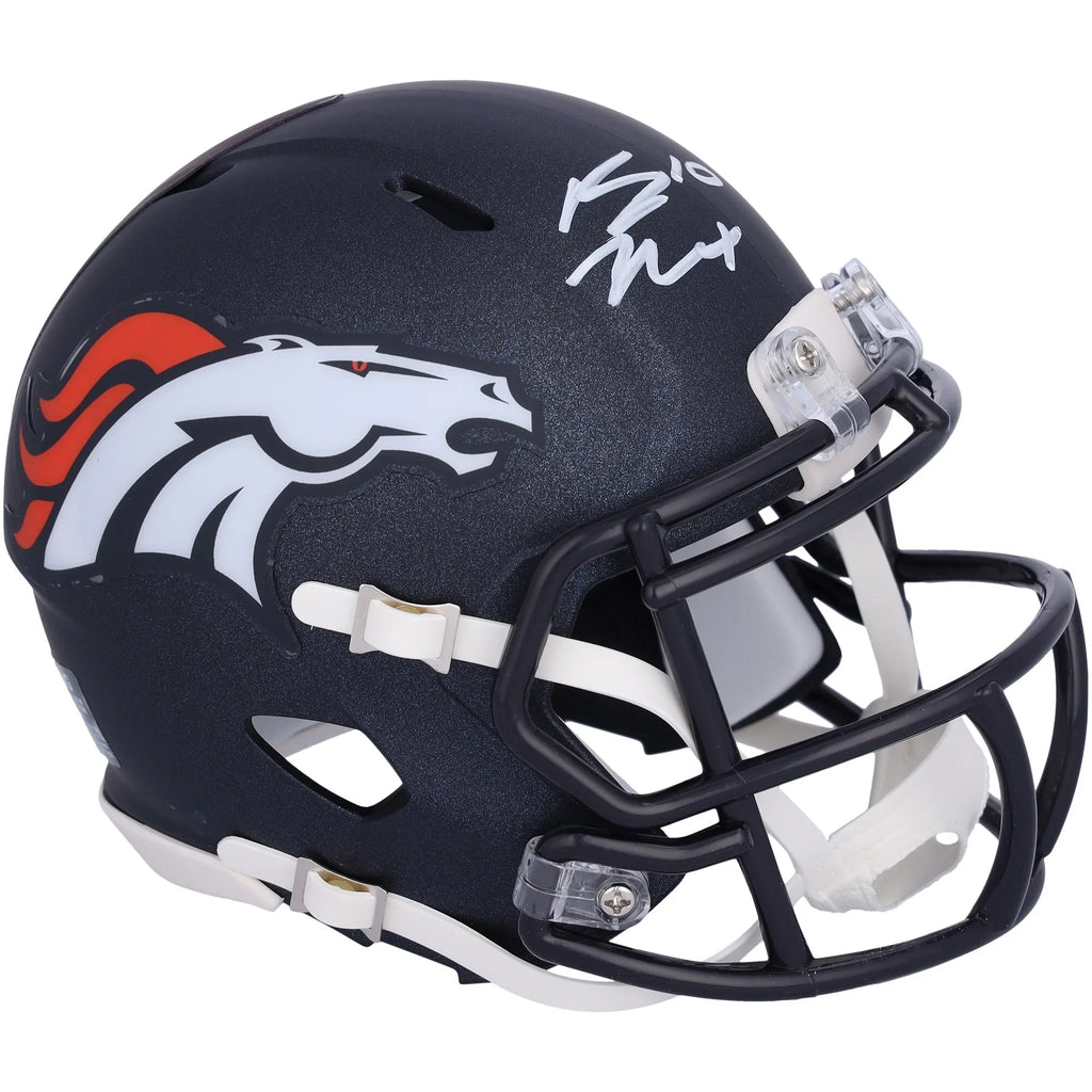 Bo Nix Signed Denver Broncos Speed Mini Helmet | Authenticated