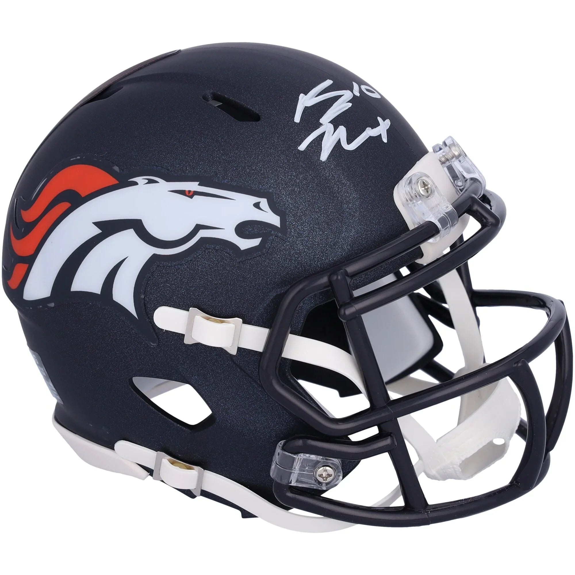Bo Nix Signed Denver Broncos Speed Mini Helmet | Authenticated